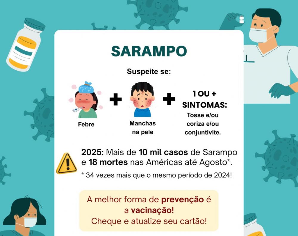 Caso de sarampo no DF preocupam autoridades locais