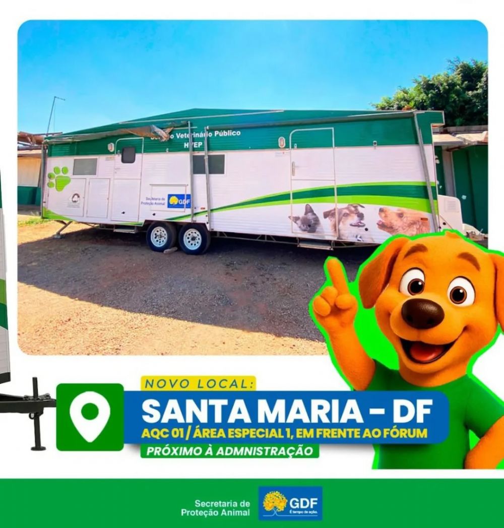 Unidade Móvel do Hospital Veterinário Público inicia atendimentos gratuitos em Santa Maria